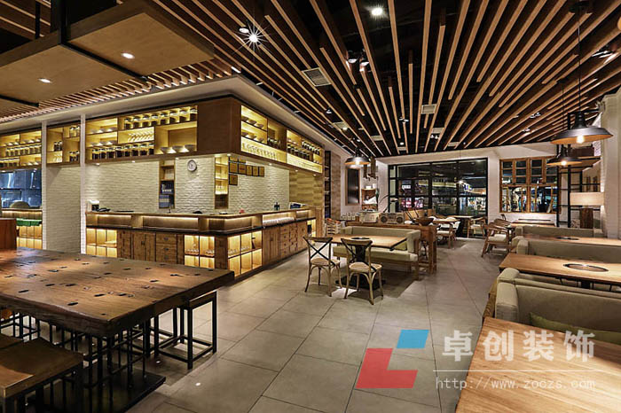 餐飲店面裝修設(shè)計圖片、餐飲店裝修效果圖、餐飲店裝修案例