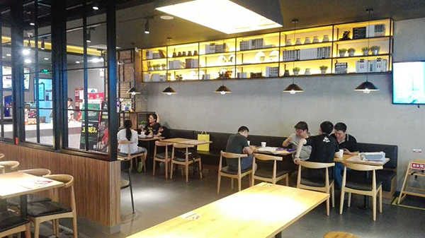 餐飲店面裝修設(shè)計圖片、餐飲店裝修效果圖、餐飲店裝修案例